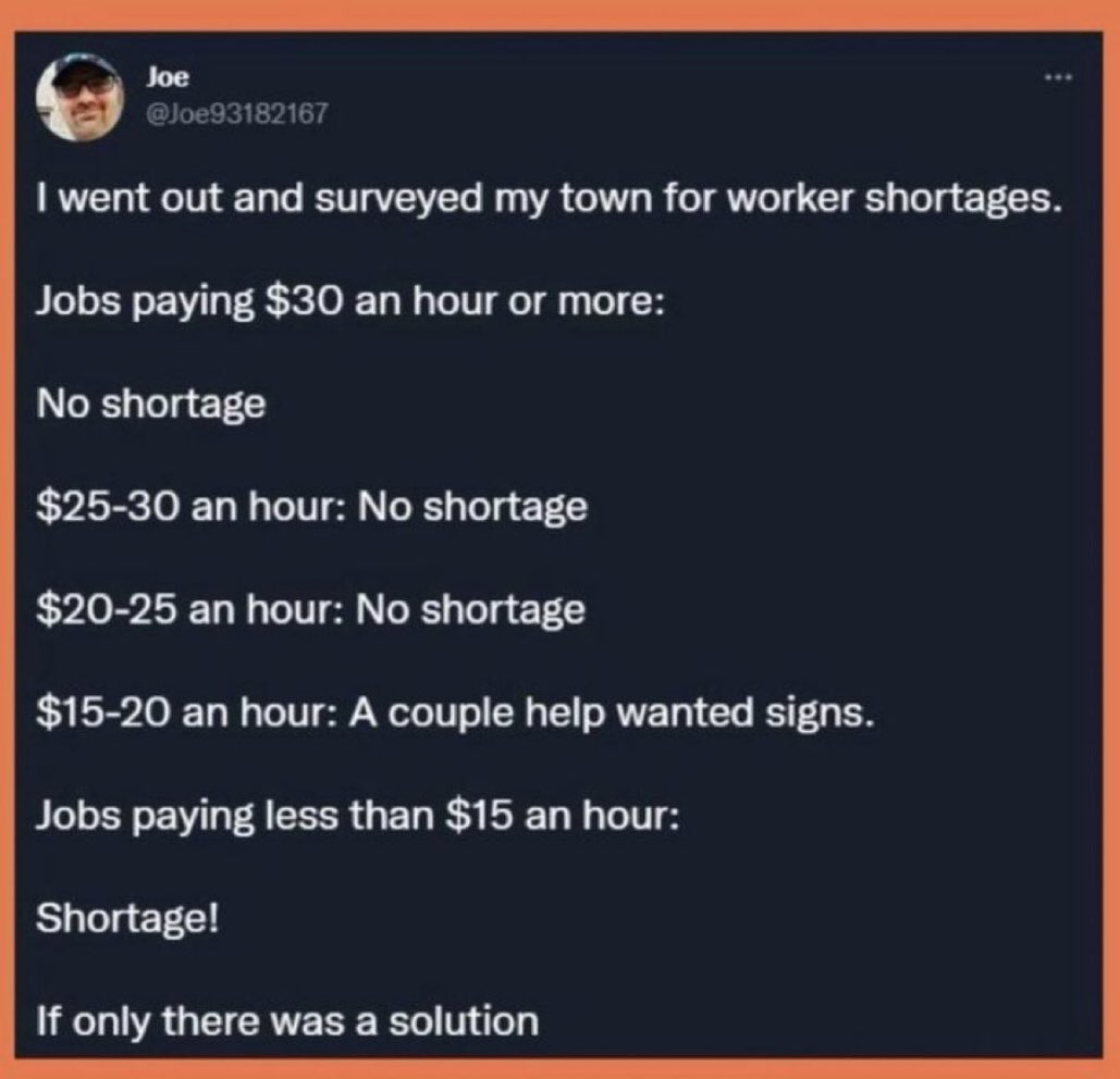 "Employers having the most trouble filling open positions are overwhelmingly offering poor-quality jobs.

The highest quit rates are in accommodation and food services–an industry dominated by low wages, few benefits, and little employment security or stability.

However, pay is not the only determinant of job quality. Workers are looking for jobs where their work is valued and respected, jobs that offer growth opportunities, and the chance to build financial security."
- Maureen Conway in

Read more at the link in our bio.