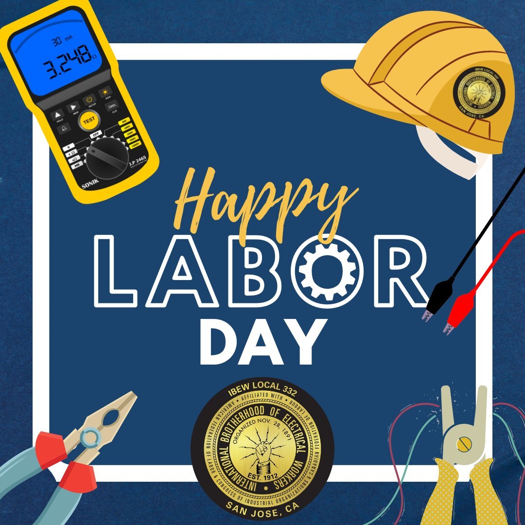 Hey hey hey--it's our day!

Hope everyone takes advantage of today to enjoy the fruits of your labor. Happy Labor Day--you earned it!

#LaborDay2022
#unionstrong
#1u